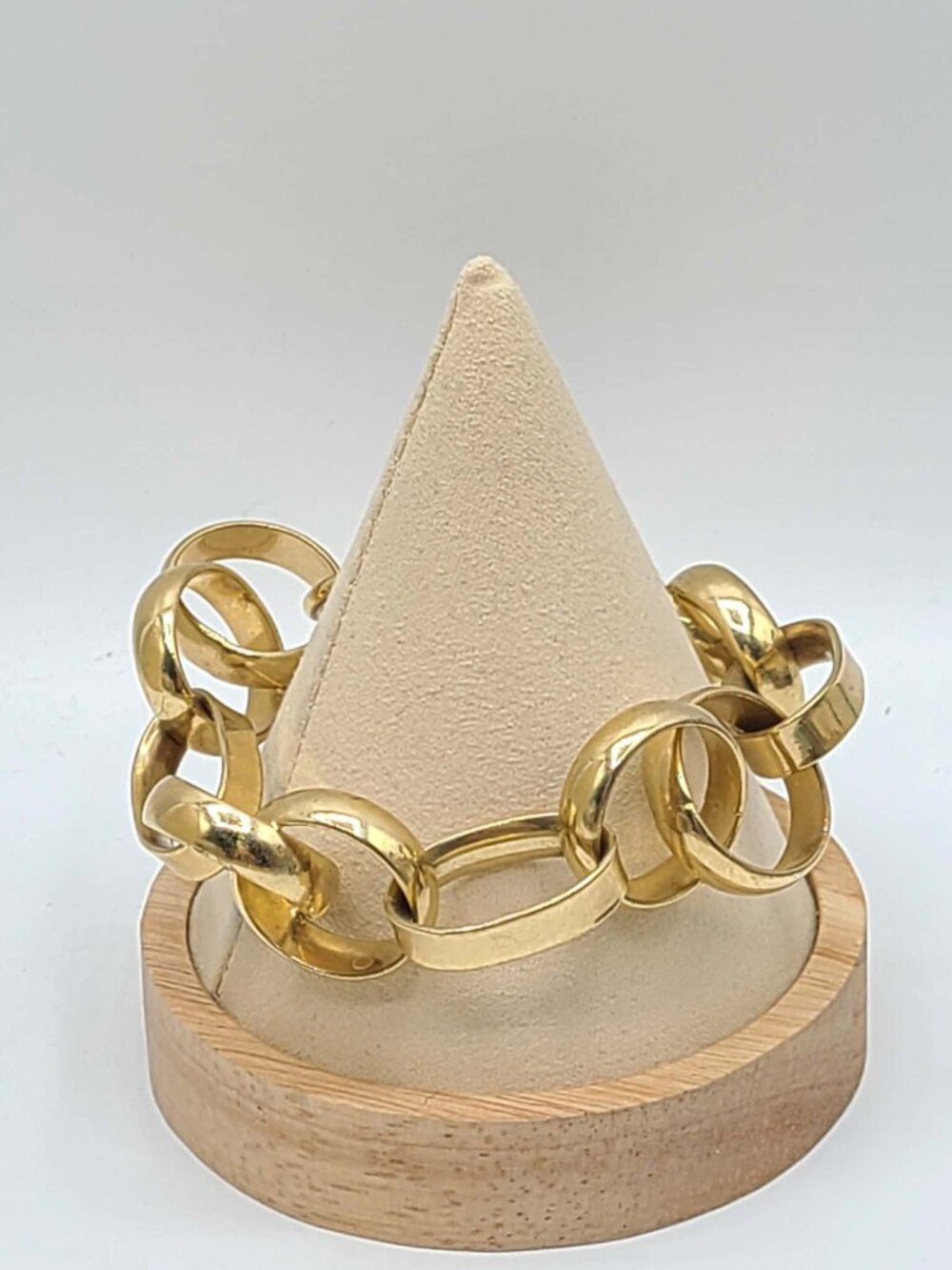 J Crew Chunky Gold Tone Link Bracelet - Picture 5 of 6